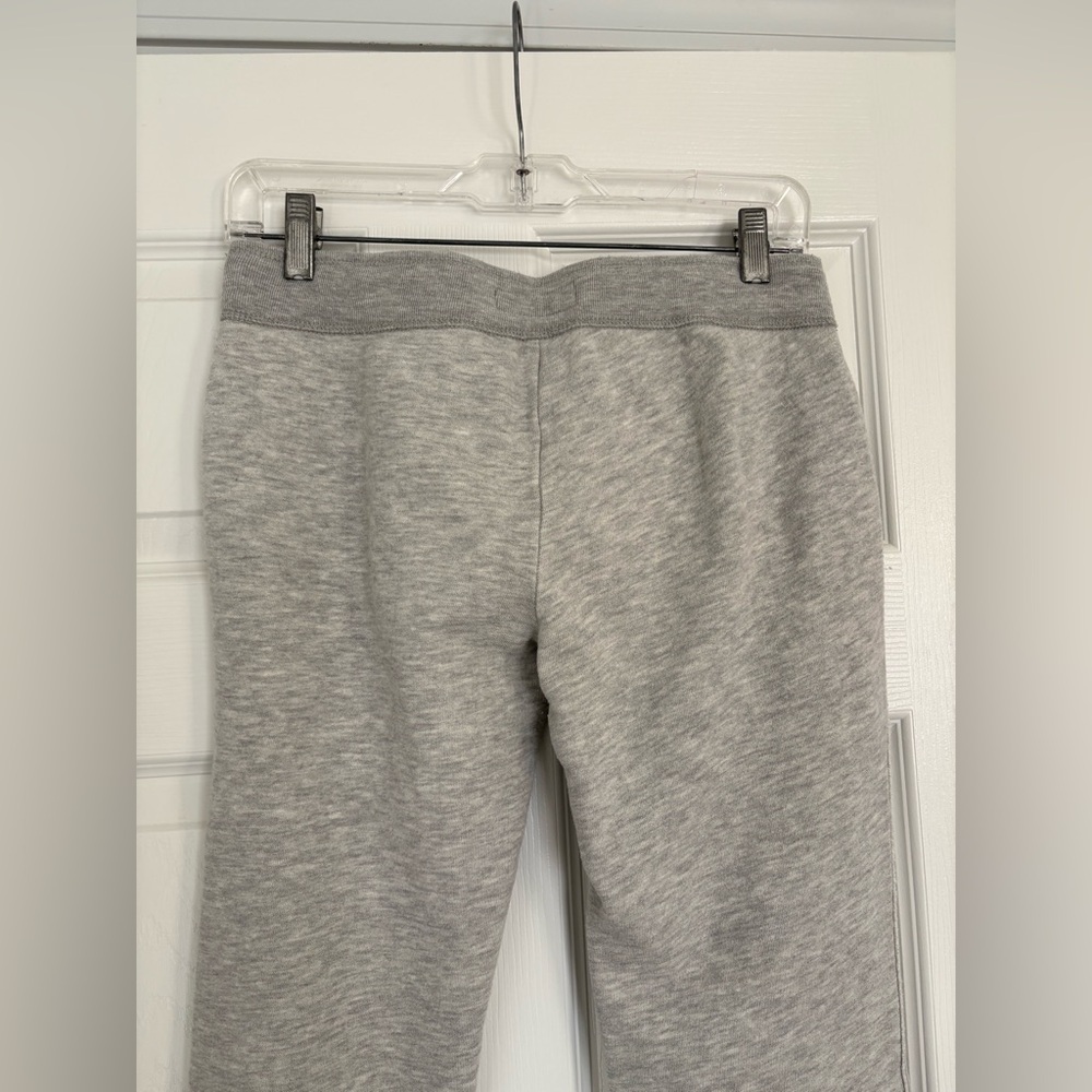 Y2K ABERCROMBIE AND FITCH FLARE SWEATPANTS GRAY GREY LOW RISE EMBROIDERED SMALL - Picture 8 of 8